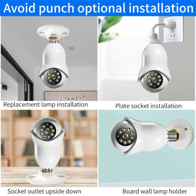 DP31 2.0MP HD Light Bulb WiFi Surveillance Camera, Support Motion Detection, Night Vision, Dual Light Source, Dual Light Source DP31 2.0MP HD Light Bulb WiFi Surveillance Camera, Support Motion Detection, Night Vision, Dual Light Source, Dual Light Source